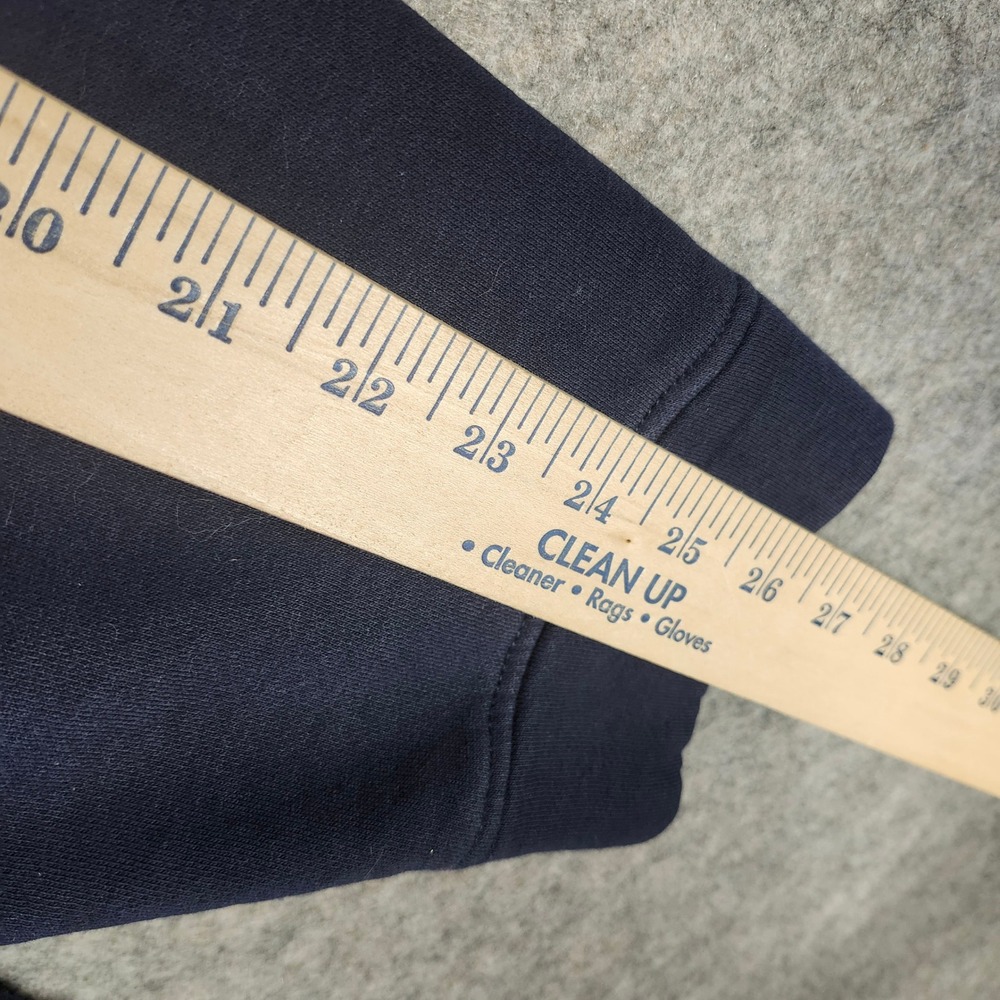 Calvin Klein Mens XXL Full Zip Sweatshirt Blue Marled Mixed Media Fleece Jacket‎ - Picture 5 of 13